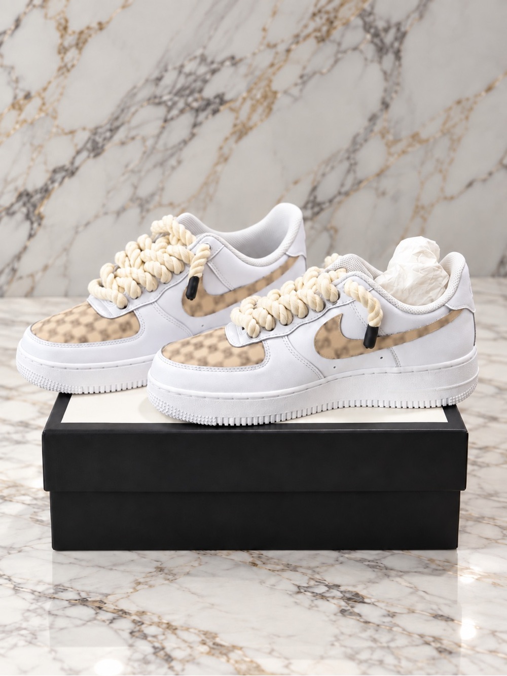 Nike Air Force 1 Custom Reworked Sneakers – Women’s Size 8.5 New